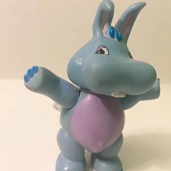 Vintage  1985 Wuzzles Hoppopotamus Poseable 4" Tall Figure - Picture 3 of 12